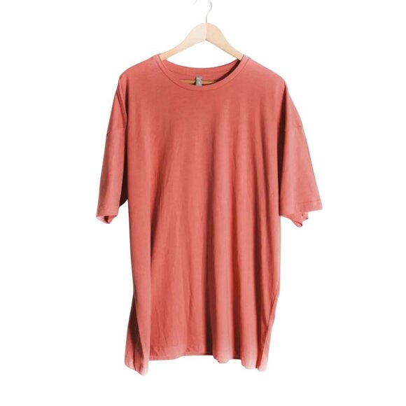 Mens Big & Tall Washed Pink T-Shirt 2X - Picture 1 of 1